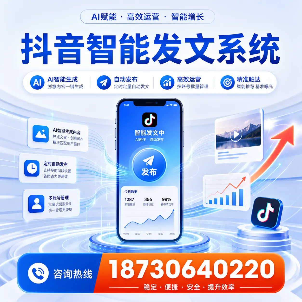 如何通过抖音智能发文系统提升 北屯 企业的市场竞争力