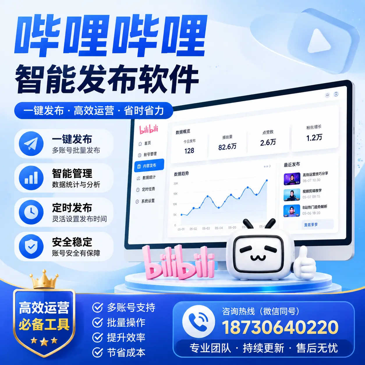 解密哔哩哔哩智能发布软件：功能与优势分析在 北屯